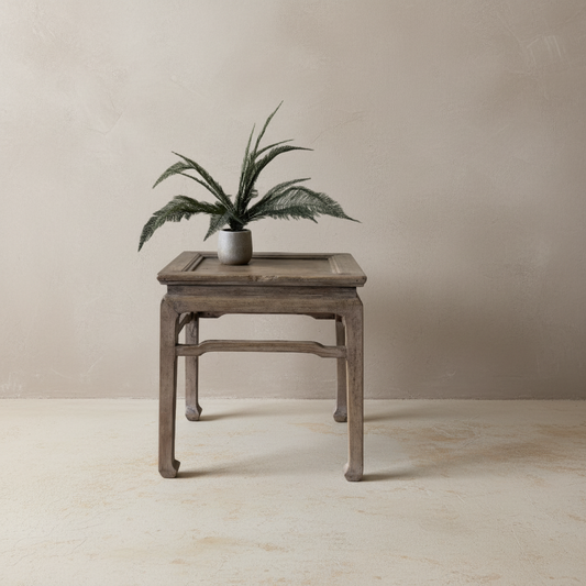 Vintage Elm Side Table 'Maia'