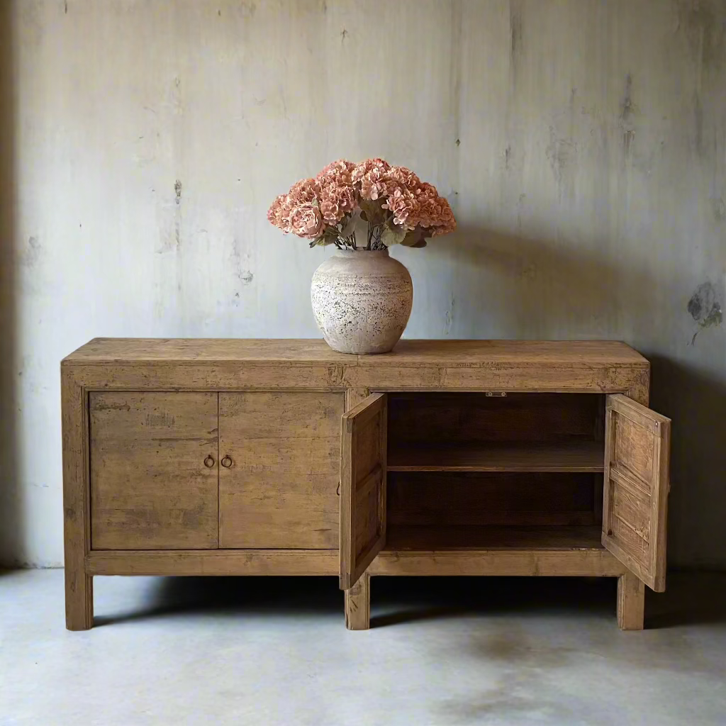 Vintage Elm Sideboard 'Thea' - Design Vintage