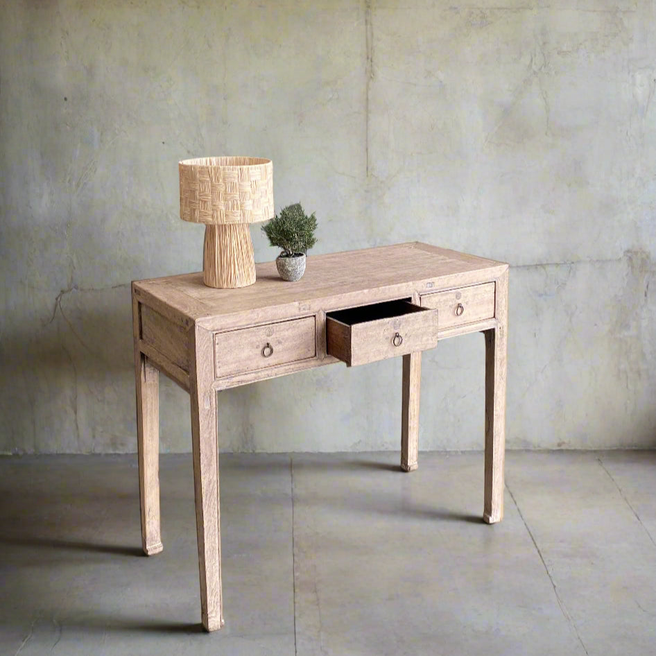 Vintage Elm Desk