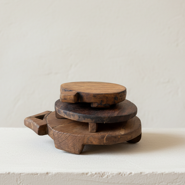 Vintage Chappatti Board - Design Vintage