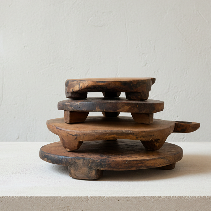 Vintage Chappatti Board - Design Vintage