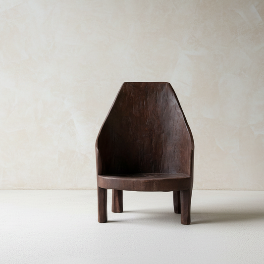 Vintage Naga Carved Chair - Design Vintage