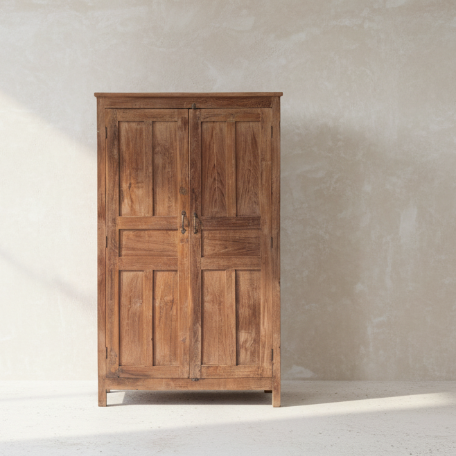 Vintage Teak Cupboard 'Amelie' - Design Vintage