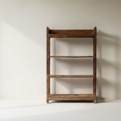 Vintage Teak Shelving Rack - Design Vintage