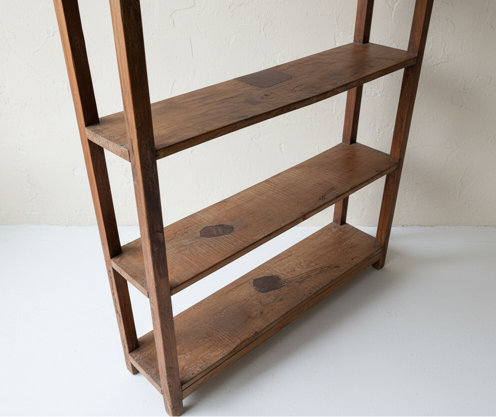Vintage Teak Shelving Rack - Design Vintage