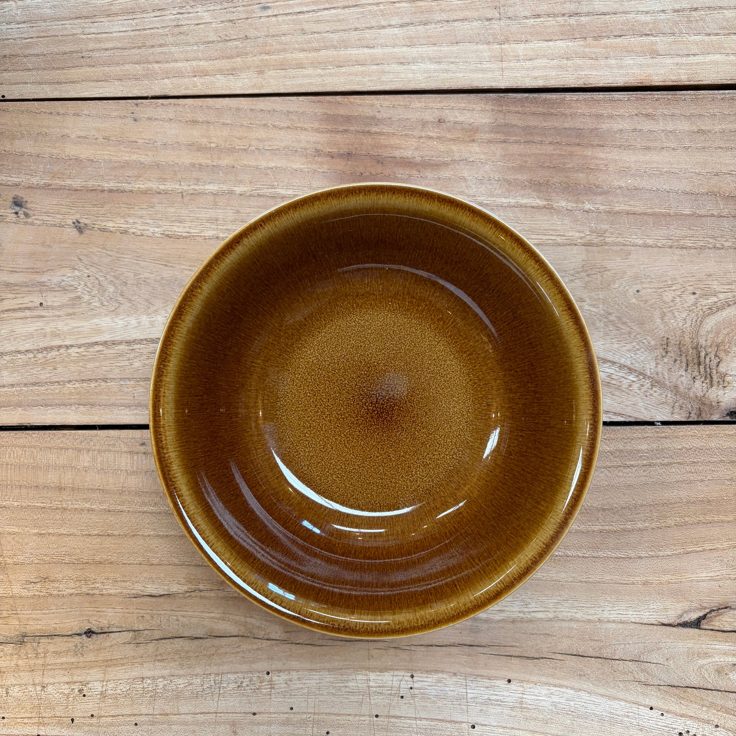Set of 4 Caramel Glazed Bowls - Design Vintage