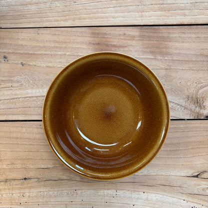 Set of 4 Caramel Glazed Bowls - Design Vintage