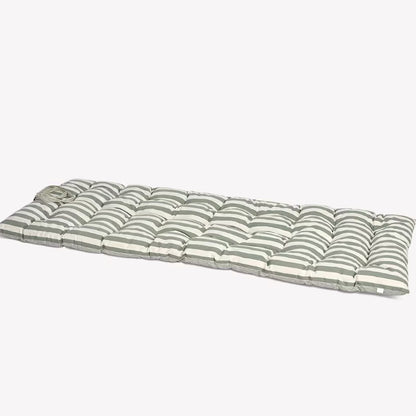 Sage Stripe Mattress Cushion - Design Vintage