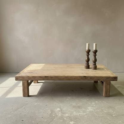 Vintage Elm Coffee Table 'Alva'