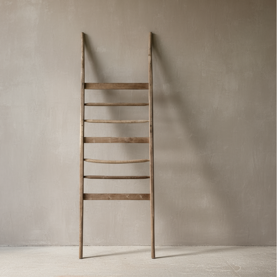 Vintage Wooden Ladder - Design Vintage