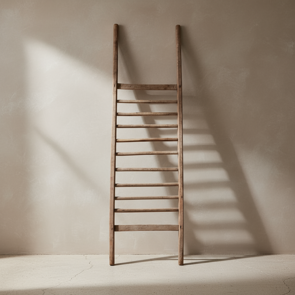 Vintage Wooden Ladder - Design Vintage