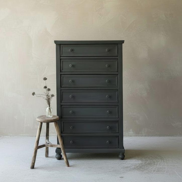 Vintage Tall Set of Drawers - Design Vintage