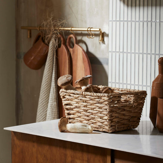 Kiri Water Hyacinth Basket - Design Vintage