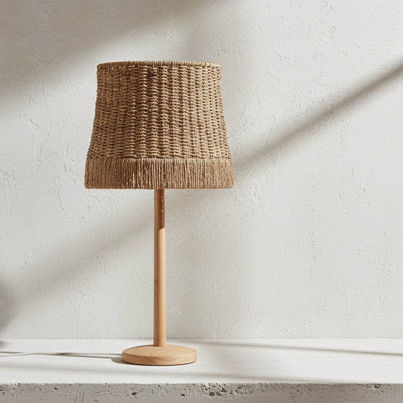 Rattan Table Lamp - Design Vintage