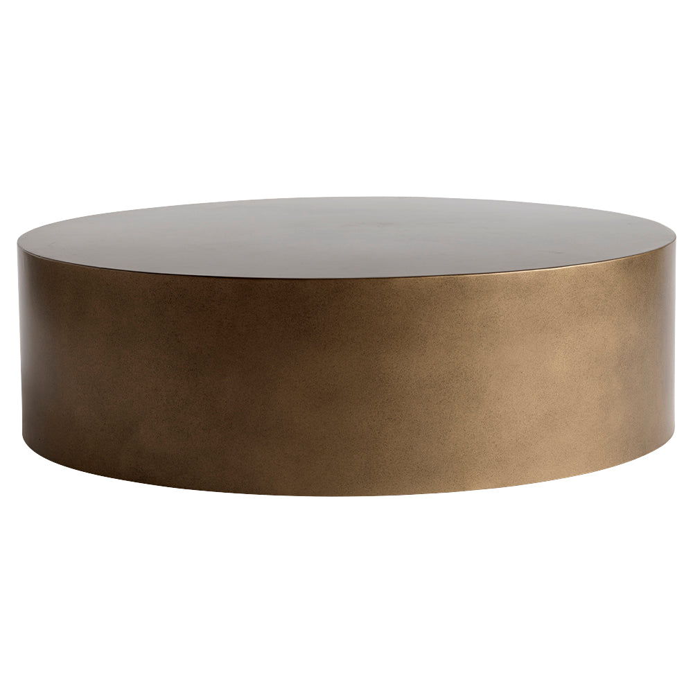 Honey Metal Drum Table - Design Vintage