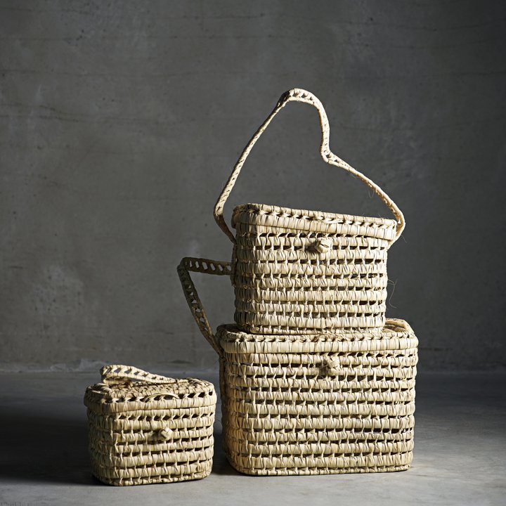 Set of 3 Moroccan Trunks | Tine K Home | Design Vintage | Baskets