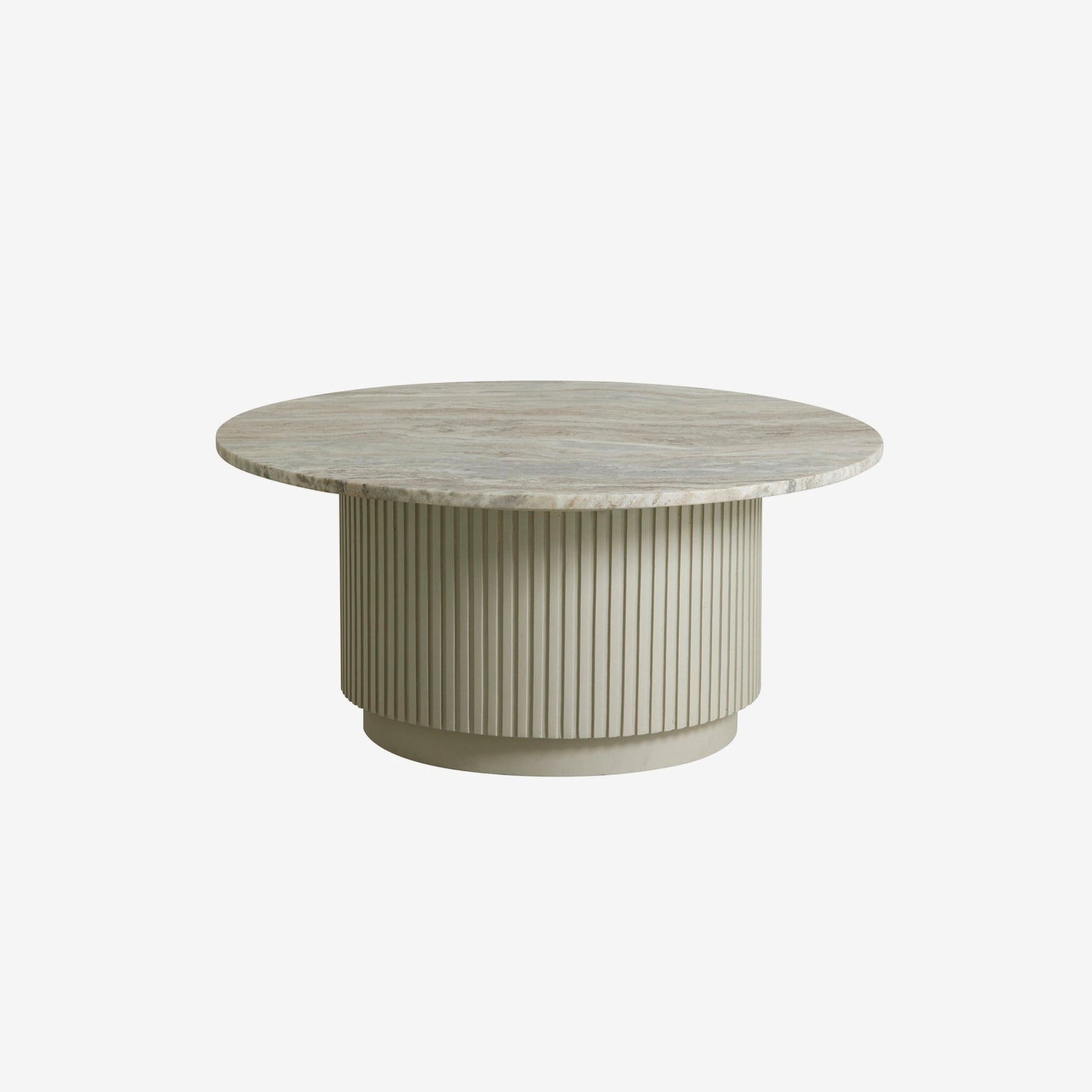 Nord Ecru Marble Coffee Table - Design Vintage