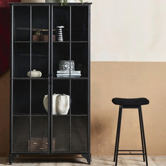 Black Iron Double Cabinet