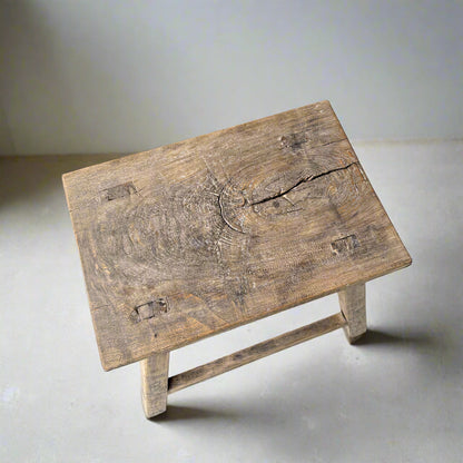Vintage Elm Side Table 'Ola'