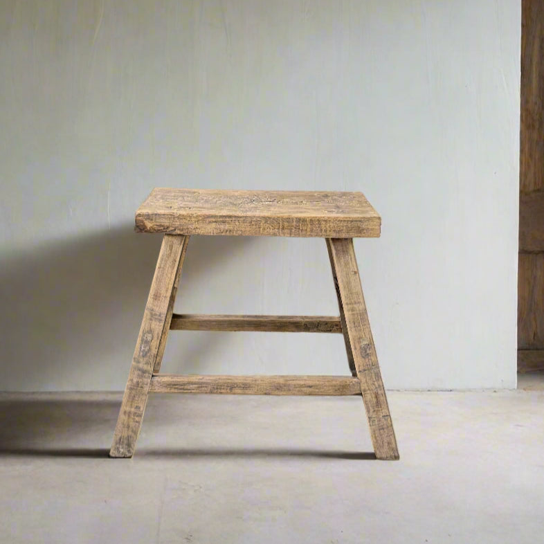Vintage Elm Side Table 'Ola'