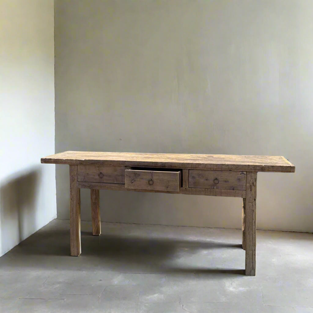Vintage Elm Console 'Juni' - Design Vintage