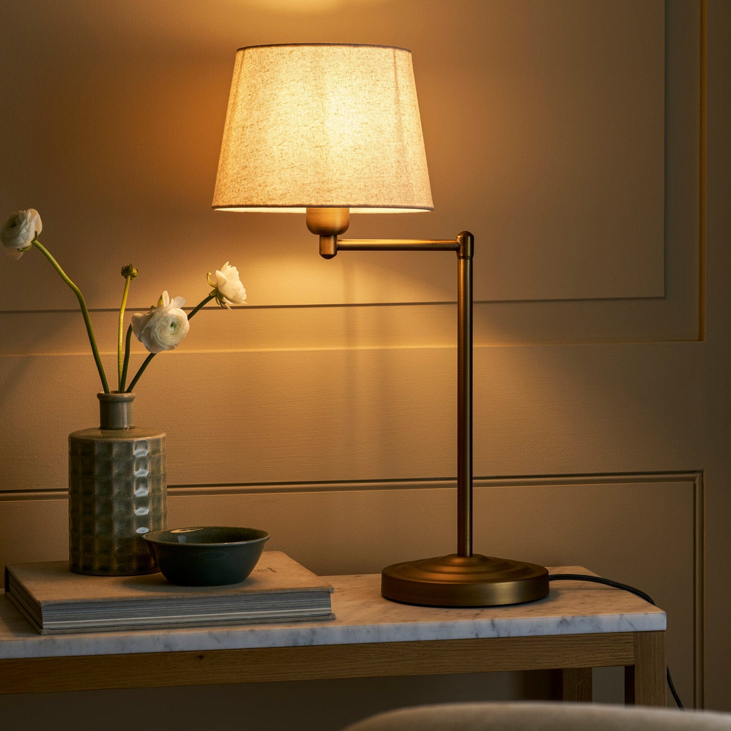 Mira Brass Table Lamp
