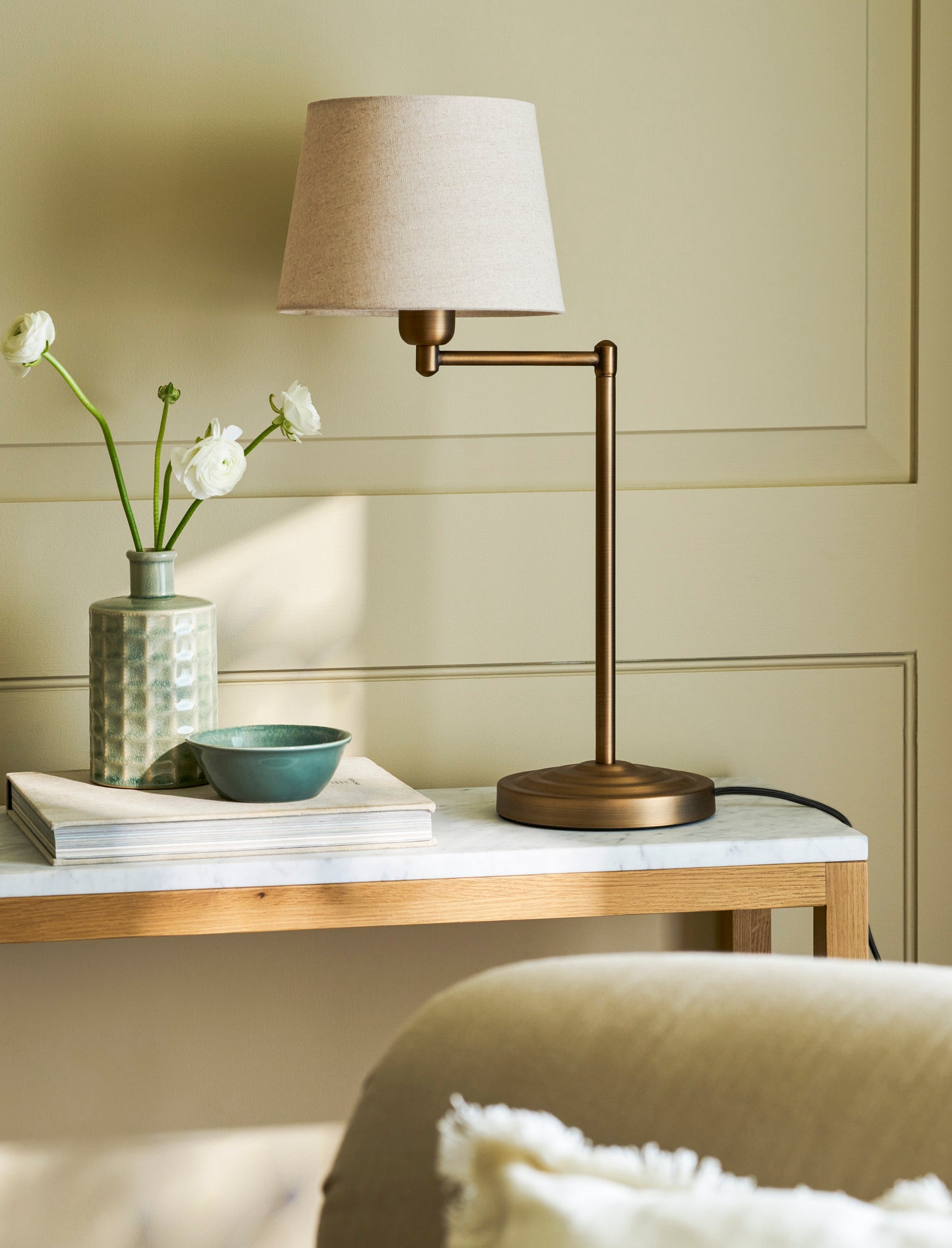 Mira Brass Table Lamp