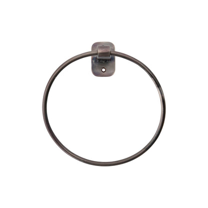 Black Round Towel Rail - Design Vintage