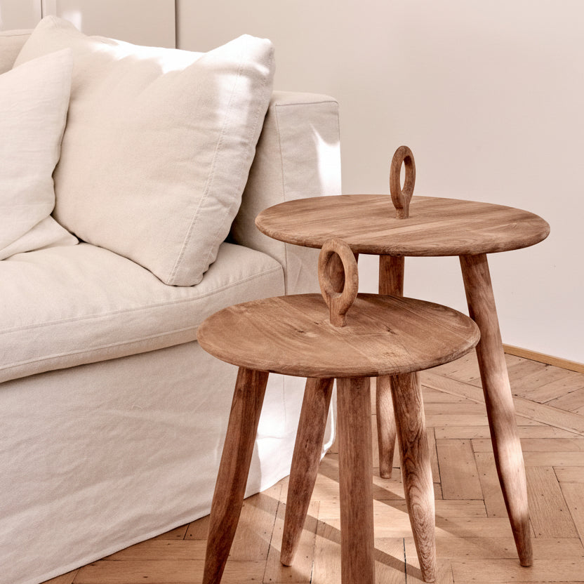 Set of Mango Loop Side Tables