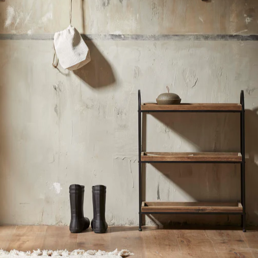 Reclaimed Wood & Iron Rack - Design Vintage