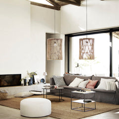 XL Tube Rattan Lampshade