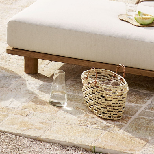 Braided Basket Bag