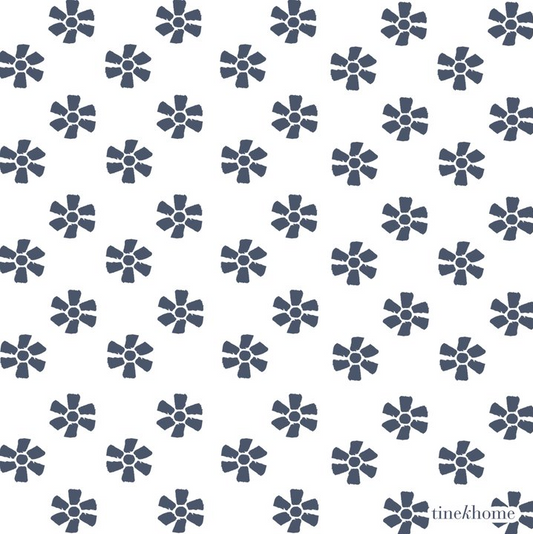 Indigo Flores Napkins - Design Vintage