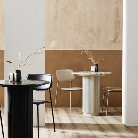 Nord Ecru Cafe Table - Design Vintage