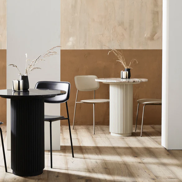 Nord Black Cafe Table - Design Vintage