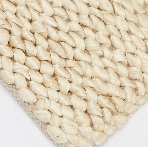 Ecru Jute Rug - Design Vintage