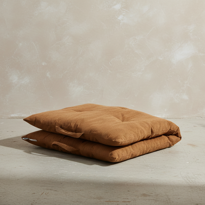 Almond Stripe Mattress Cushion