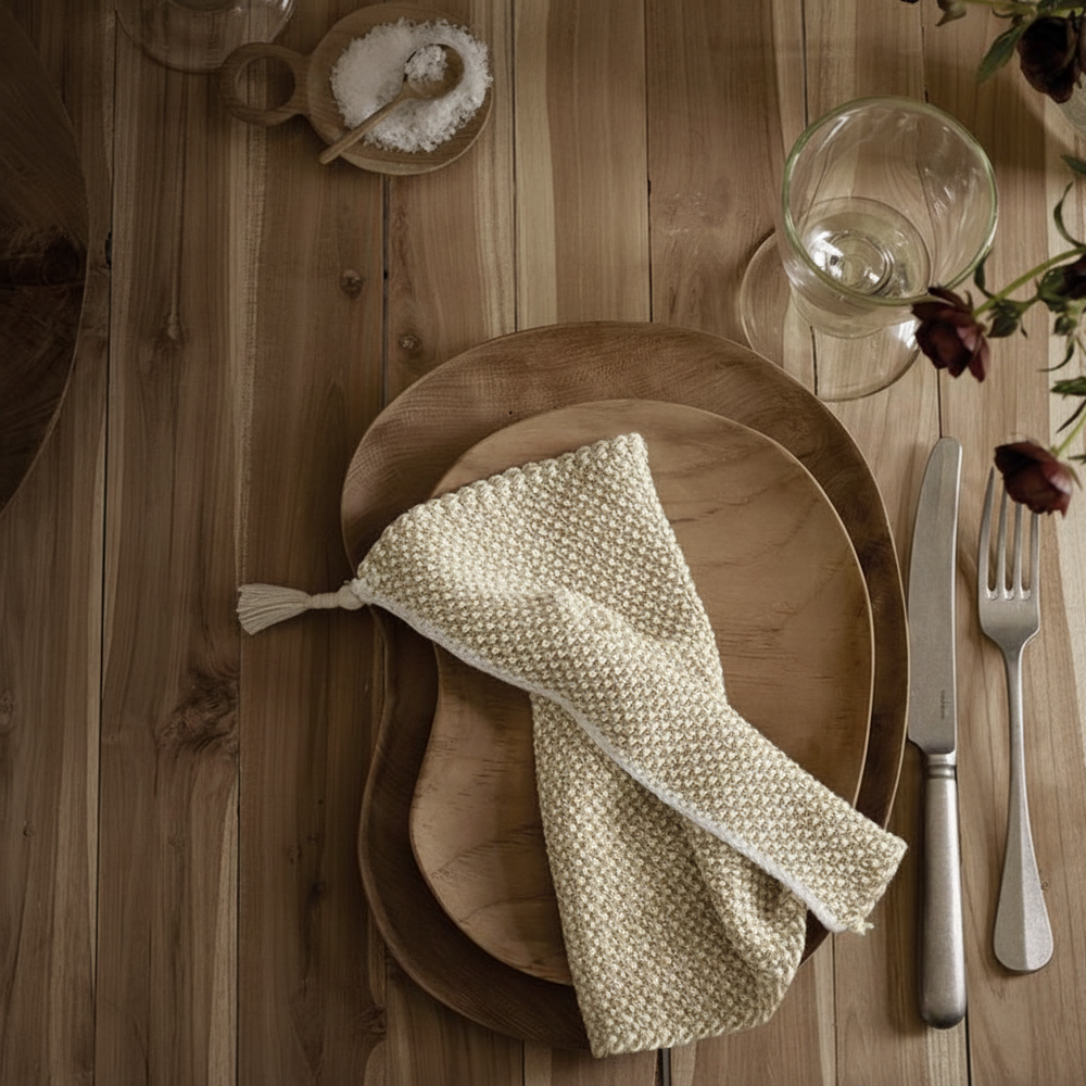 Set of Knitted Dish Cloths