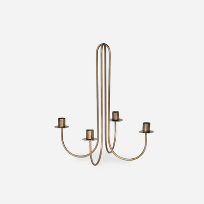 Antique Brass Candelabra - Design Vintage