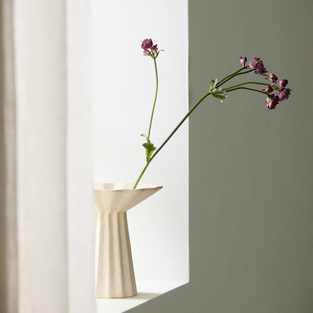 Ceramic Fan Vase - Design Vintage