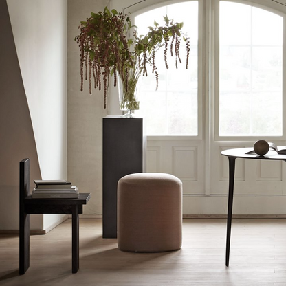 Round Upholstered Stool