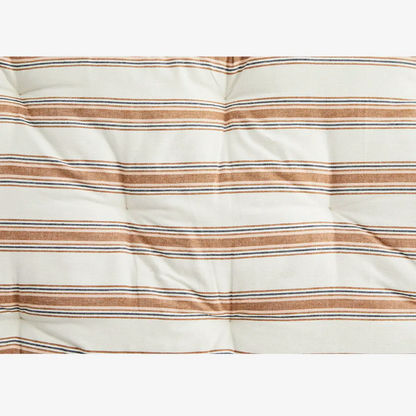 Cotton Stripe Mattress Cushion - Design Vintage