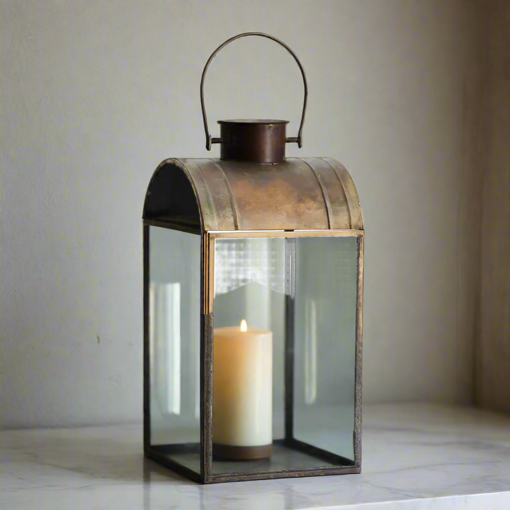 Dome Brass Lantern - Design Vintage