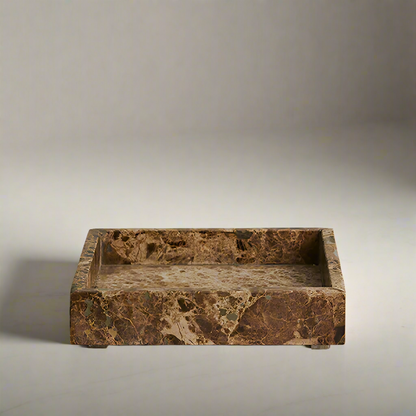 Mocha Marble Tray - Design Vintage