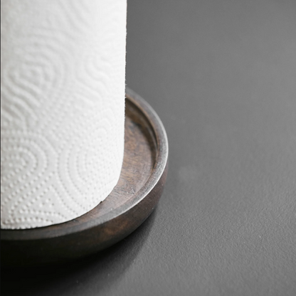 Acacia Kitchen Roll Stand - Design Vintage