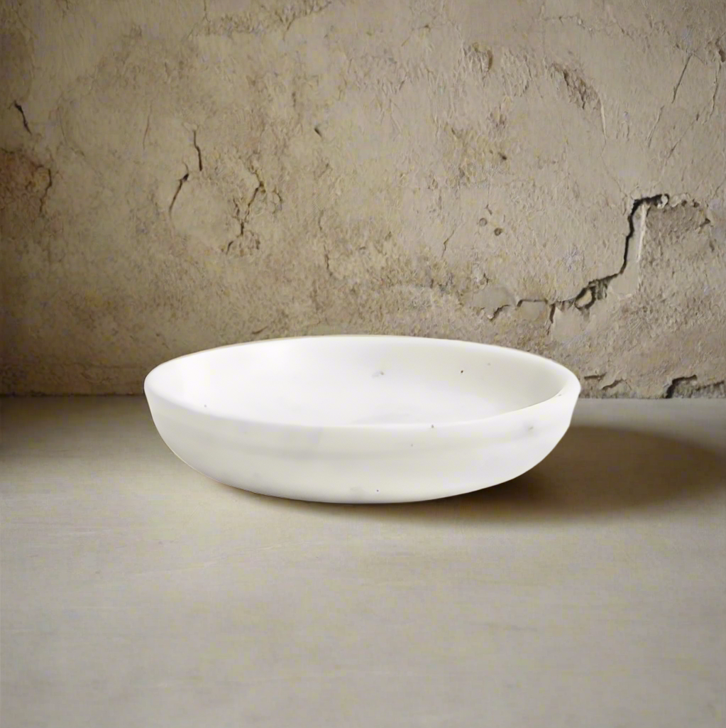 Round Marble Dish - Design Vintage
