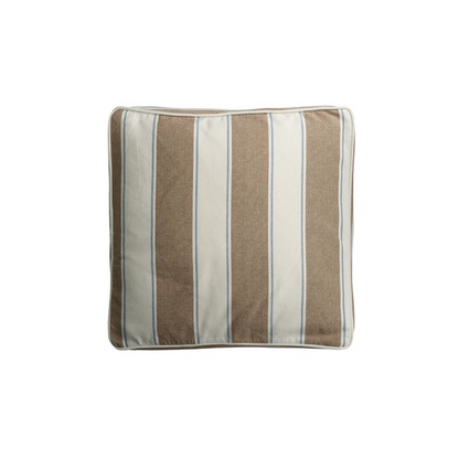Caramel Stripe Box Cushion - Design Vintage