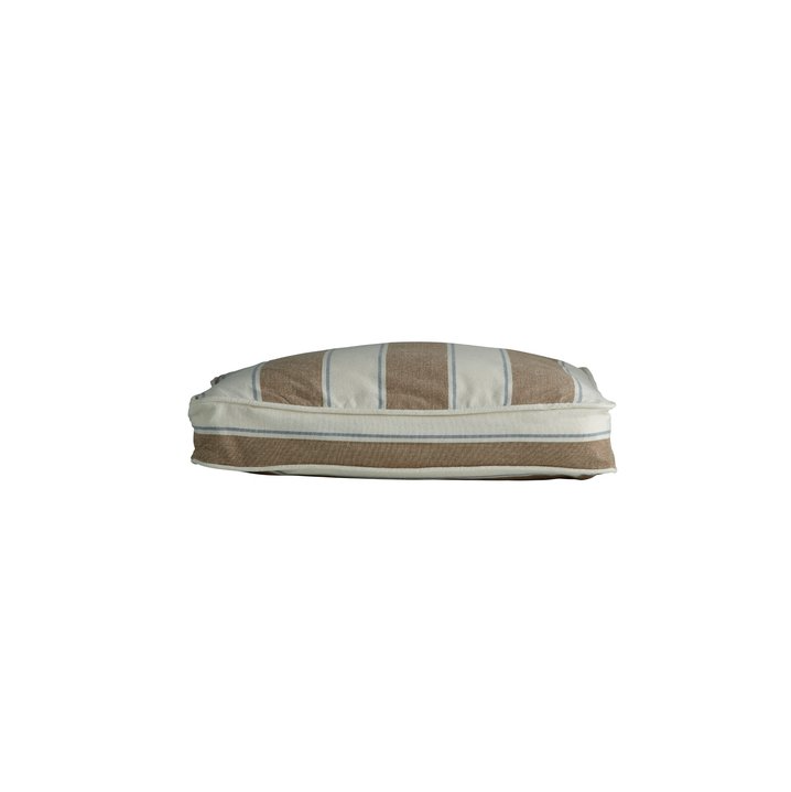 Caramel Stripe Box Cushion - Design Vintage