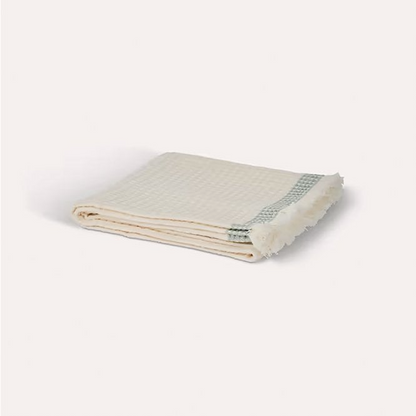 Stripe Waffle Hand Towel - Design Vintage