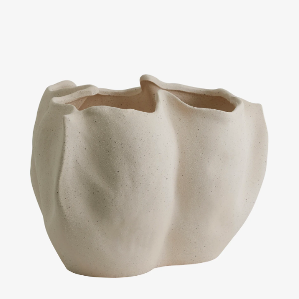 Organic Shaped Wide Vase - Design Vintage
